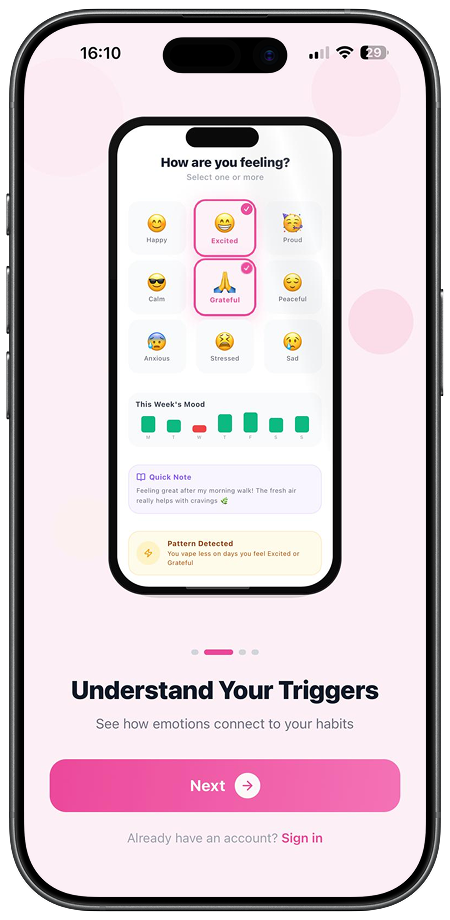 Reduce cravings by understanding your personal triggers.